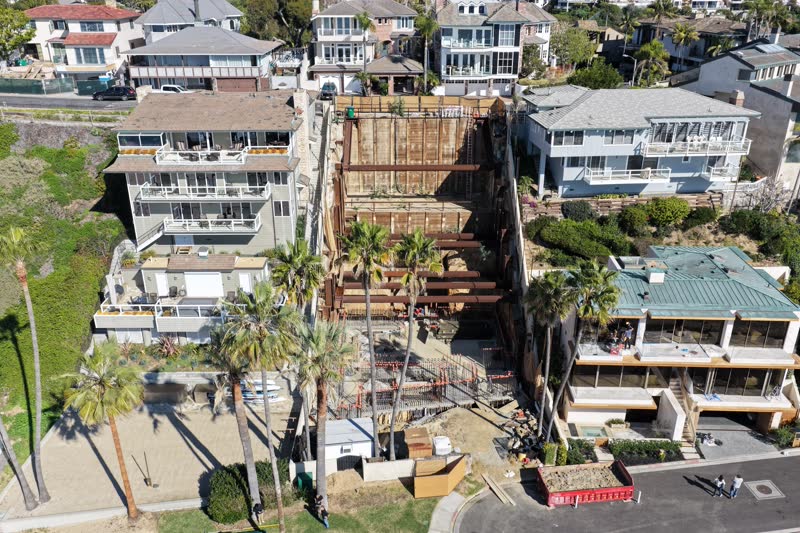 Progress Documentation - Construction site aerial photography