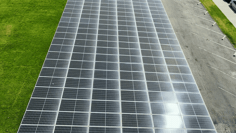 Solar Panel Array Inspection - Detailed aerial solar array analysis